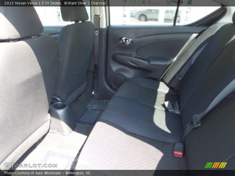 Brilliant Silver / Charcoal 2013 Nissan Versa 1.6 SV Sedan