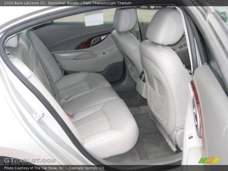 Quicksilver Metallic / Dark Titanium/Light Titanium 2010 Buick LaCrosse CX