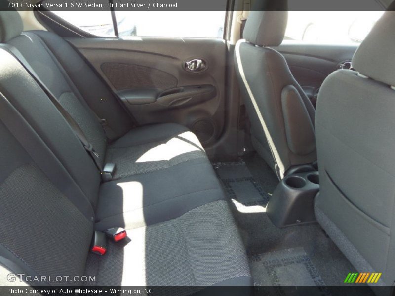 Brilliant Silver / Charcoal 2013 Nissan Versa 1.6 SV Sedan