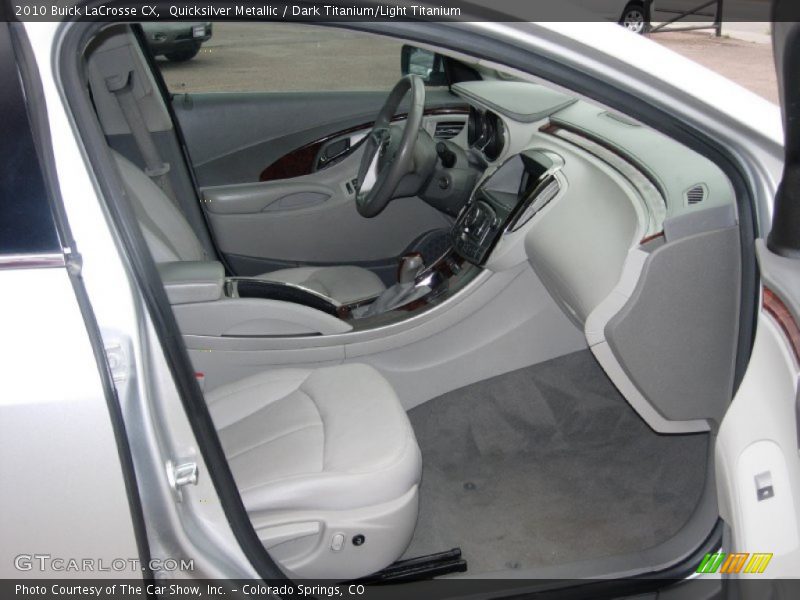 Quicksilver Metallic / Dark Titanium/Light Titanium 2010 Buick LaCrosse CX