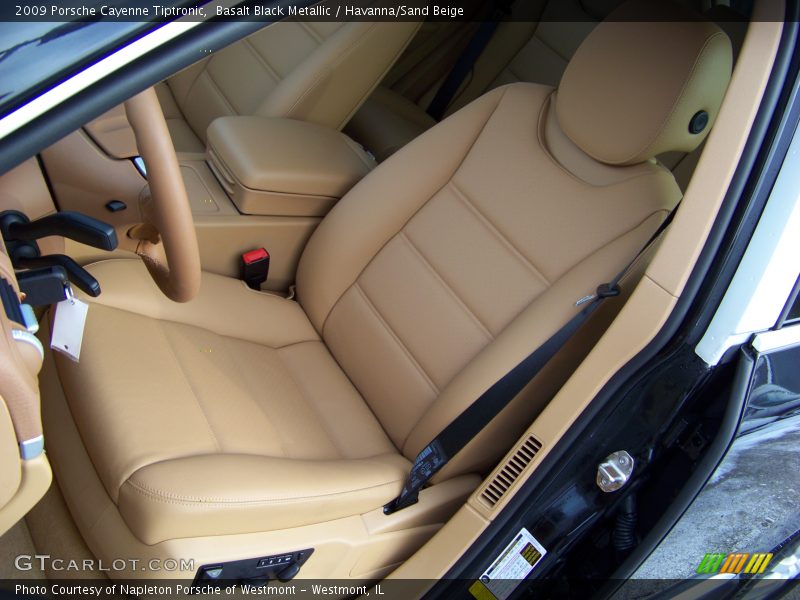 Basalt Black Metallic / Havanna/Sand Beige 2009 Porsche Cayenne Tiptronic