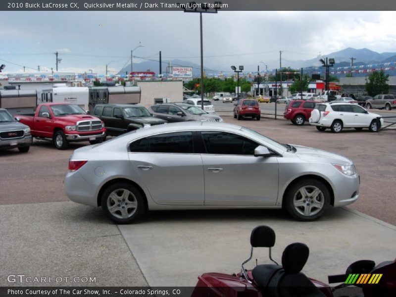 Quicksilver Metallic / Dark Titanium/Light Titanium 2010 Buick LaCrosse CX