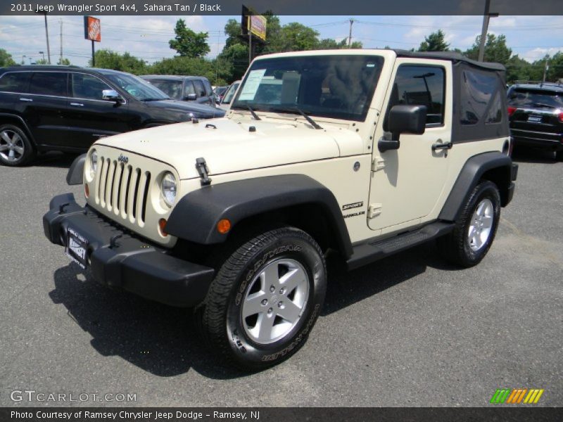 Sahara Tan / Black 2011 Jeep Wrangler Sport 4x4