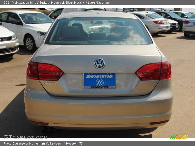 Moonrock Silver Metallic / Latte Macchiato 2014 Volkswagen Jetta S Sedan