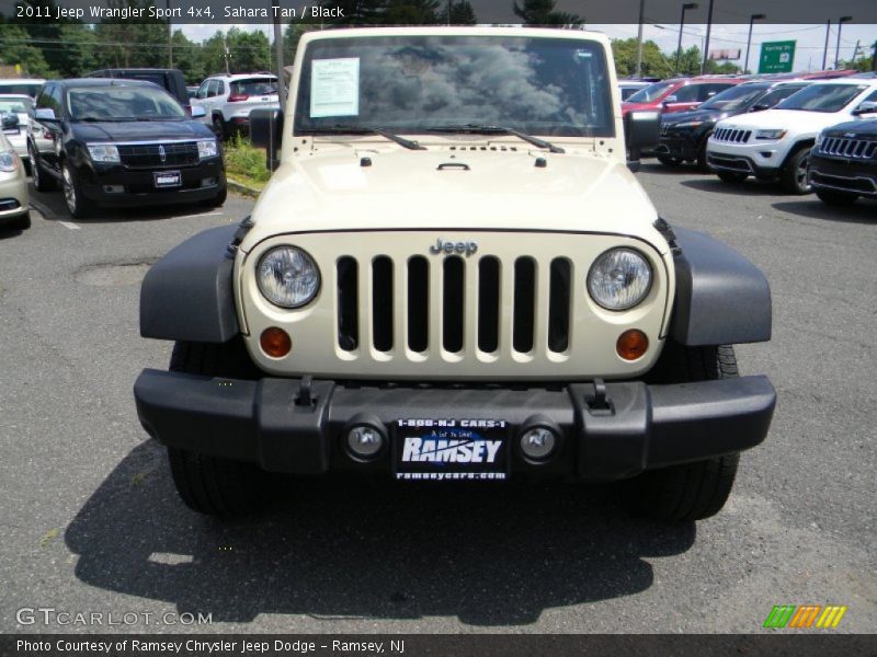 Sahara Tan / Black 2011 Jeep Wrangler Sport 4x4