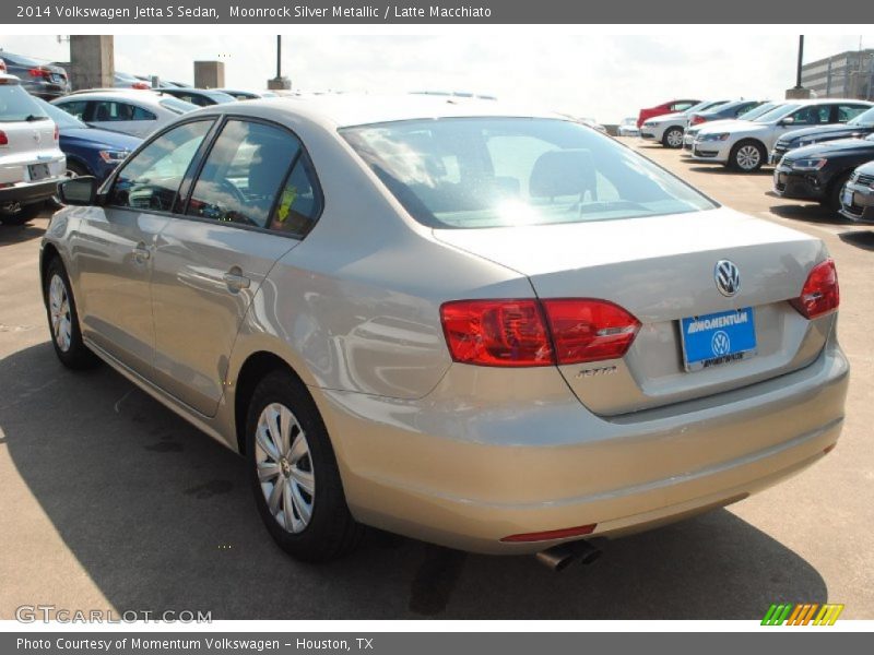 Moonrock Silver Metallic / Latte Macchiato 2014 Volkswagen Jetta S Sedan