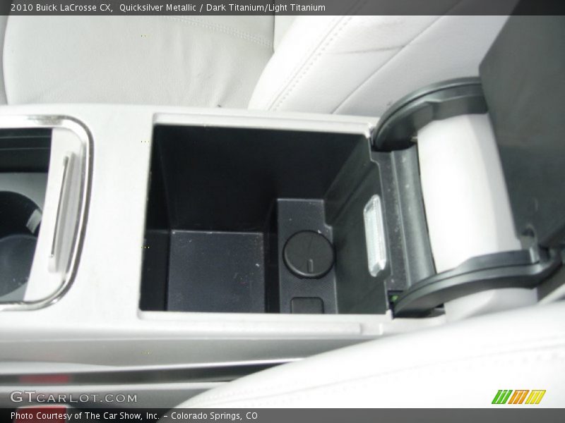 Quicksilver Metallic / Dark Titanium/Light Titanium 2010 Buick LaCrosse CX