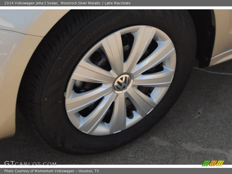 Moonrock Silver Metallic / Latte Macchiato 2014 Volkswagen Jetta S Sedan