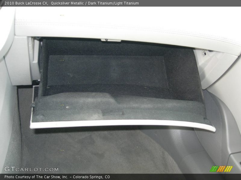 Quicksilver Metallic / Dark Titanium/Light Titanium 2010 Buick LaCrosse CX