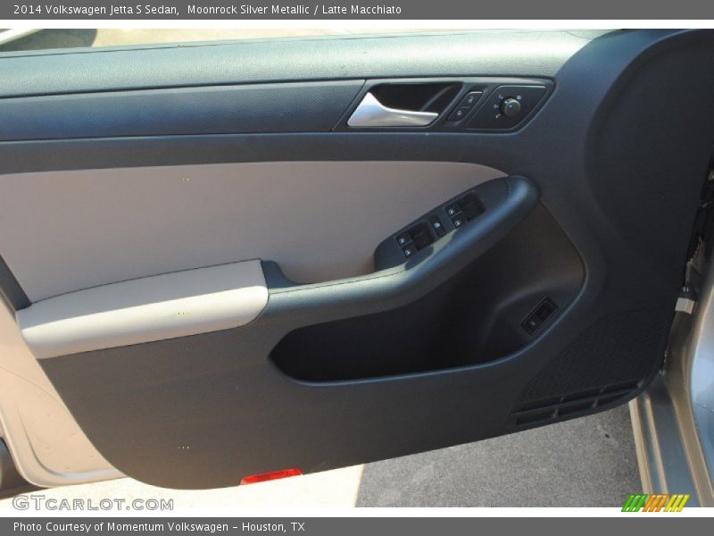 Moonrock Silver Metallic / Latte Macchiato 2014 Volkswagen Jetta S Sedan