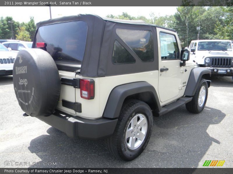 Sahara Tan / Black 2011 Jeep Wrangler Sport 4x4