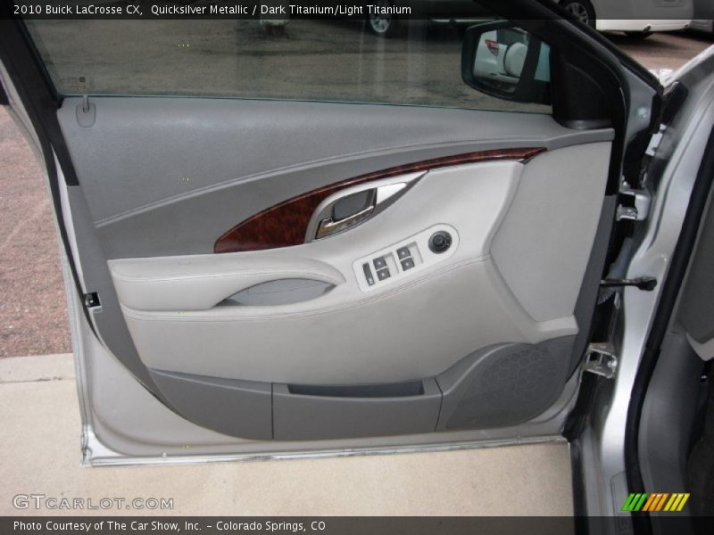 Quicksilver Metallic / Dark Titanium/Light Titanium 2010 Buick LaCrosse CX