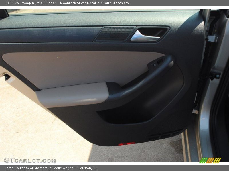 Moonrock Silver Metallic / Latte Macchiato 2014 Volkswagen Jetta S Sedan
