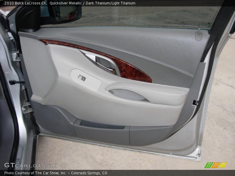 Quicksilver Metallic / Dark Titanium/Light Titanium 2010 Buick LaCrosse CX