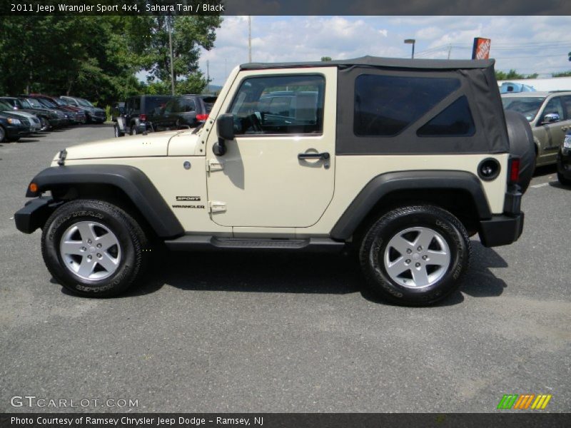 Sahara Tan / Black 2011 Jeep Wrangler Sport 4x4