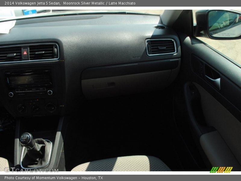 Moonrock Silver Metallic / Latte Macchiato 2014 Volkswagen Jetta S Sedan