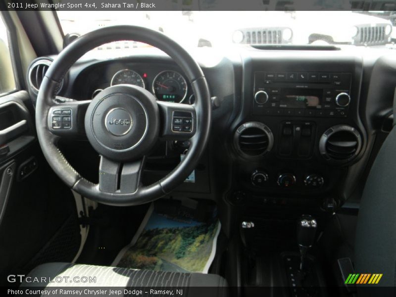 Sahara Tan / Black 2011 Jeep Wrangler Sport 4x4