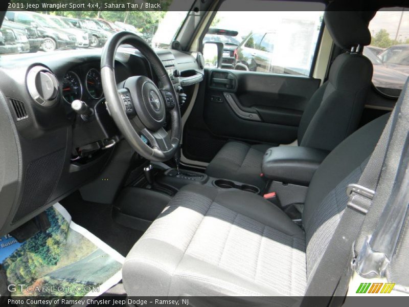 Sahara Tan / Black 2011 Jeep Wrangler Sport 4x4