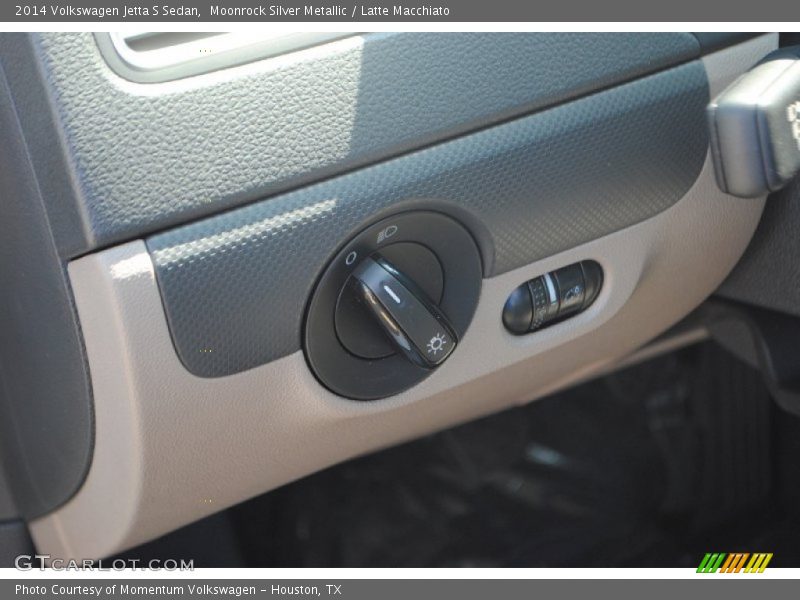 Moonrock Silver Metallic / Latte Macchiato 2014 Volkswagen Jetta S Sedan