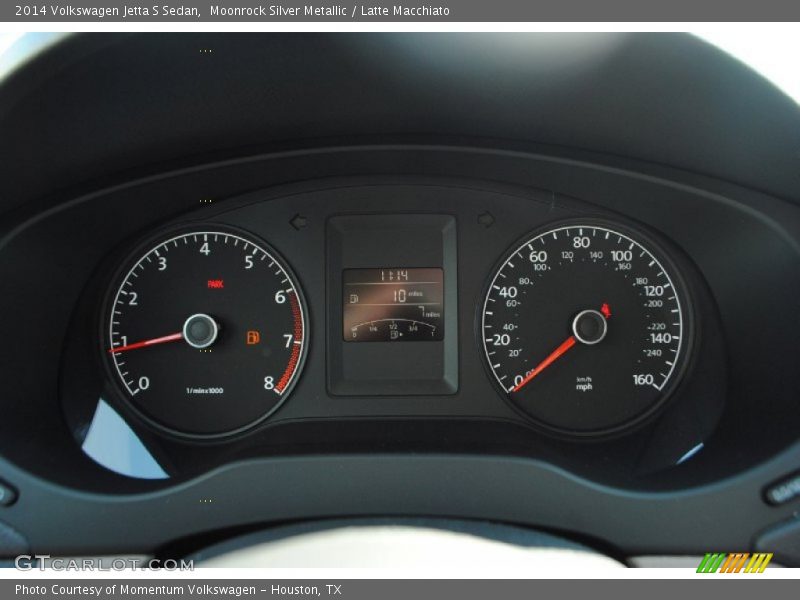 Moonrock Silver Metallic / Latte Macchiato 2014 Volkswagen Jetta S Sedan