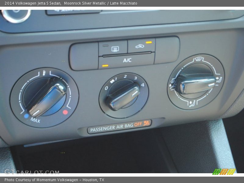 Moonrock Silver Metallic / Latte Macchiato 2014 Volkswagen Jetta S Sedan