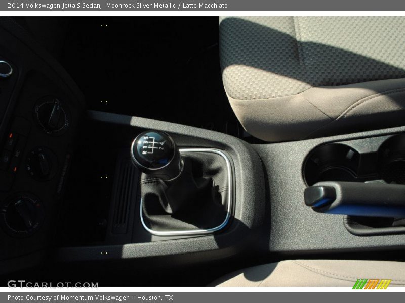 Moonrock Silver Metallic / Latte Macchiato 2014 Volkswagen Jetta S Sedan