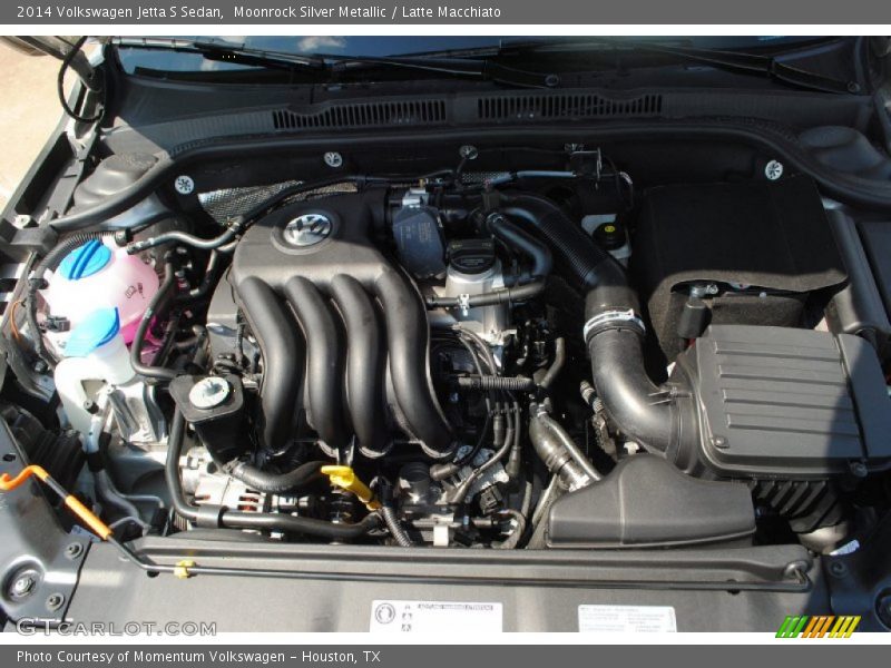 Moonrock Silver Metallic / Latte Macchiato 2014 Volkswagen Jetta S Sedan