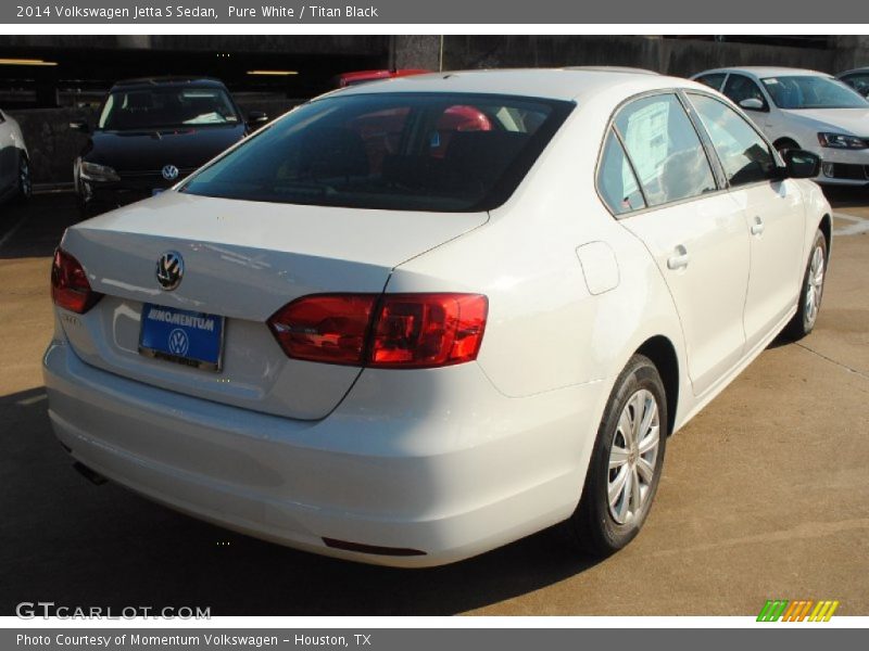 Pure White / Titan Black 2014 Volkswagen Jetta S Sedan
