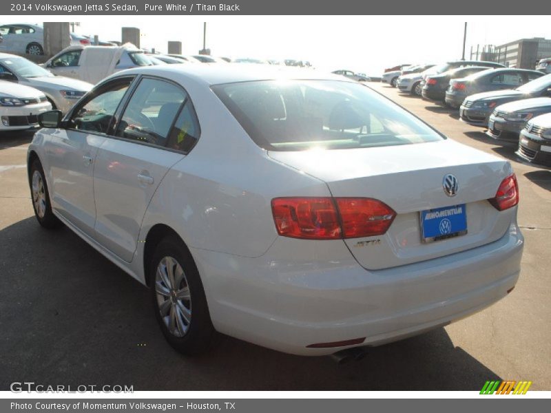 Pure White / Titan Black 2014 Volkswagen Jetta S Sedan