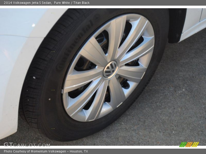 Pure White / Titan Black 2014 Volkswagen Jetta S Sedan