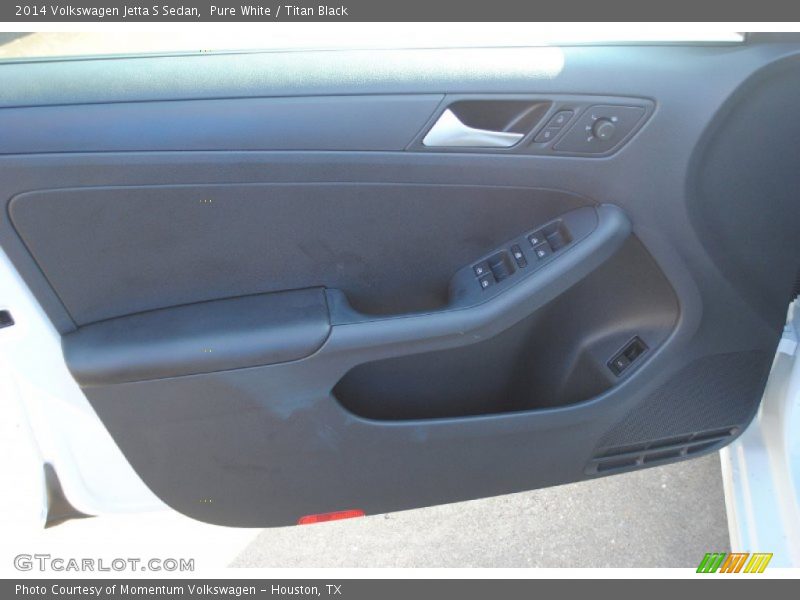 Pure White / Titan Black 2014 Volkswagen Jetta S Sedan
