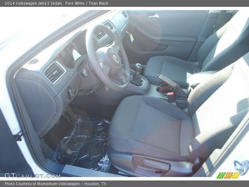 Pure White / Titan Black 2014 Volkswagen Jetta S Sedan