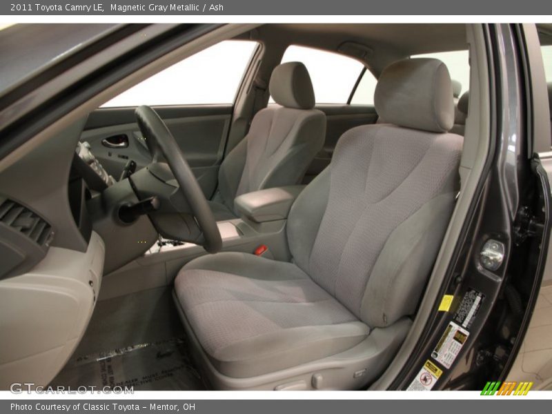 Magnetic Gray Metallic / Ash 2011 Toyota Camry LE