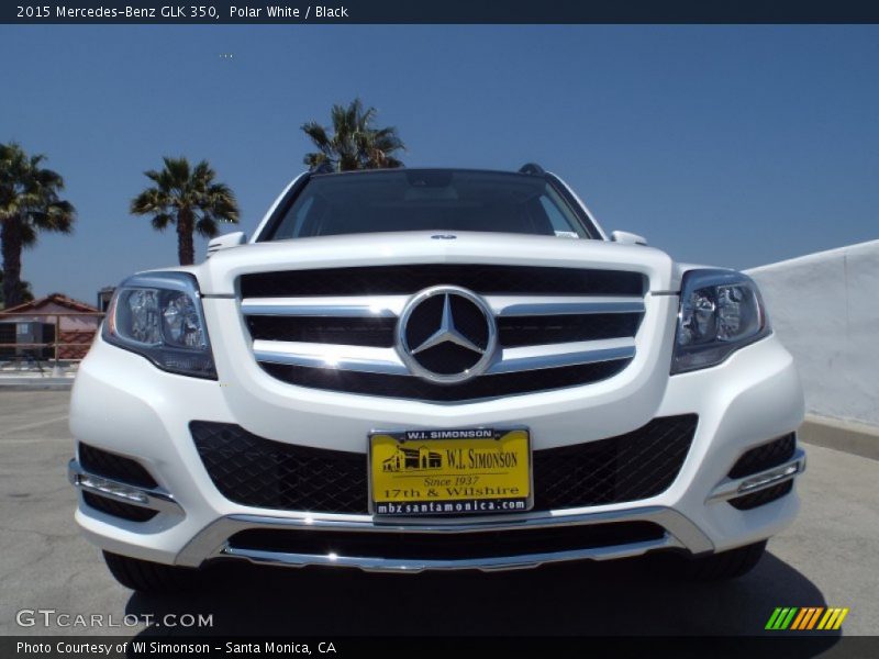 Polar White / Black 2015 Mercedes-Benz GLK 350