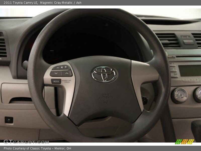 Magnetic Gray Metallic / Ash 2011 Toyota Camry LE
