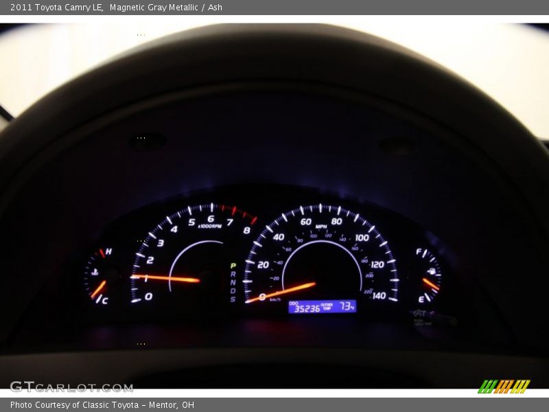Magnetic Gray Metallic / Ash 2011 Toyota Camry LE