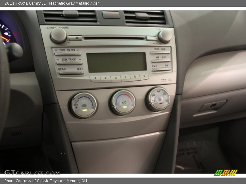 Magnetic Gray Metallic / Ash 2011 Toyota Camry LE