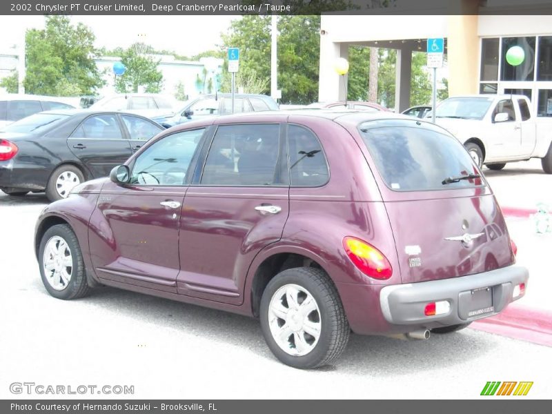 Deep Cranberry Pearlcoat / Taupe 2002 Chrysler PT Cruiser Limited