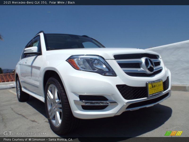 Polar White / Black 2015 Mercedes-Benz GLK 350