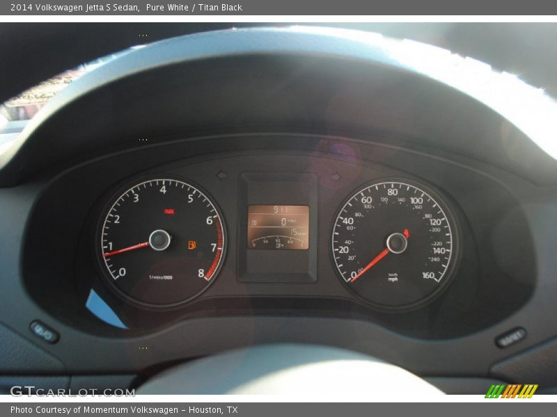 Pure White / Titan Black 2014 Volkswagen Jetta S Sedan