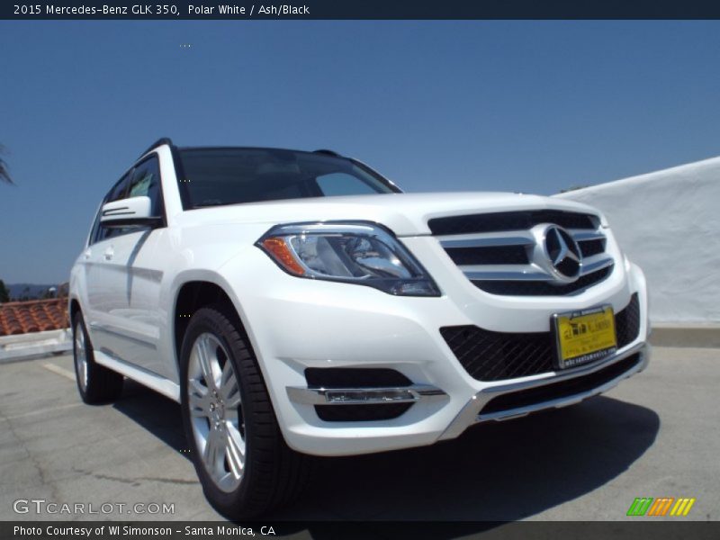 Polar White / Ash/Black 2015 Mercedes-Benz GLK 350