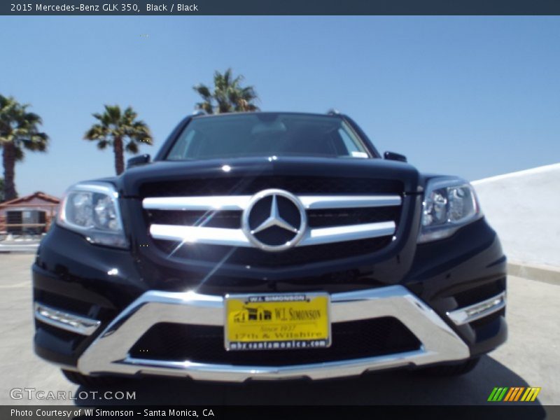 Black / Black 2015 Mercedes-Benz GLK 350