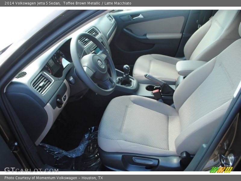 Toffee Brown Metallic / Latte Macchiato 2014 Volkswagen Jetta S Sedan