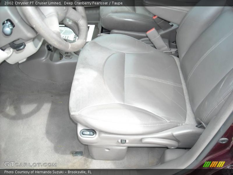 Deep Cranberry Pearlcoat / Taupe 2002 Chrysler PT Cruiser Limited