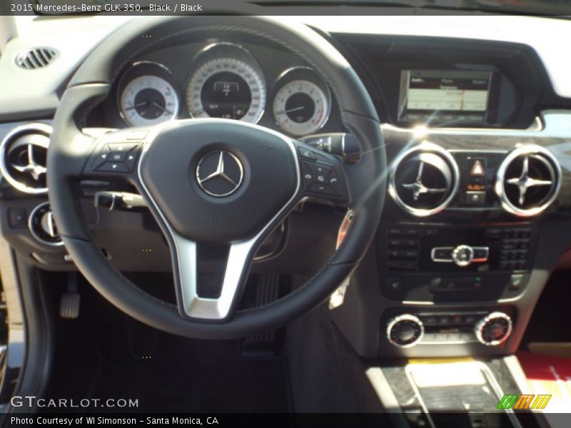 Black / Black 2015 Mercedes-Benz GLK 350