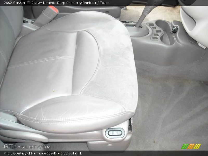 Deep Cranberry Pearlcoat / Taupe 2002 Chrysler PT Cruiser Limited