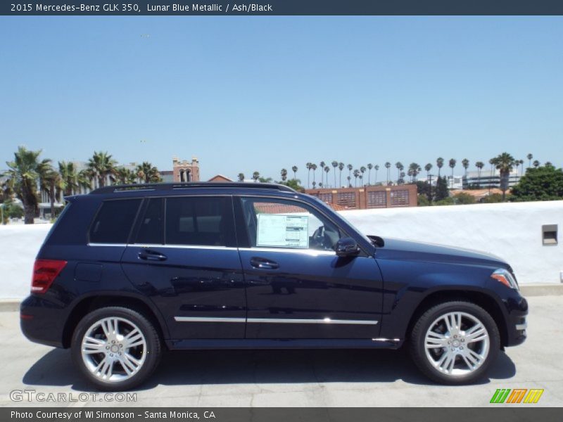 Lunar Blue Metallic / Ash/Black 2015 Mercedes-Benz GLK 350