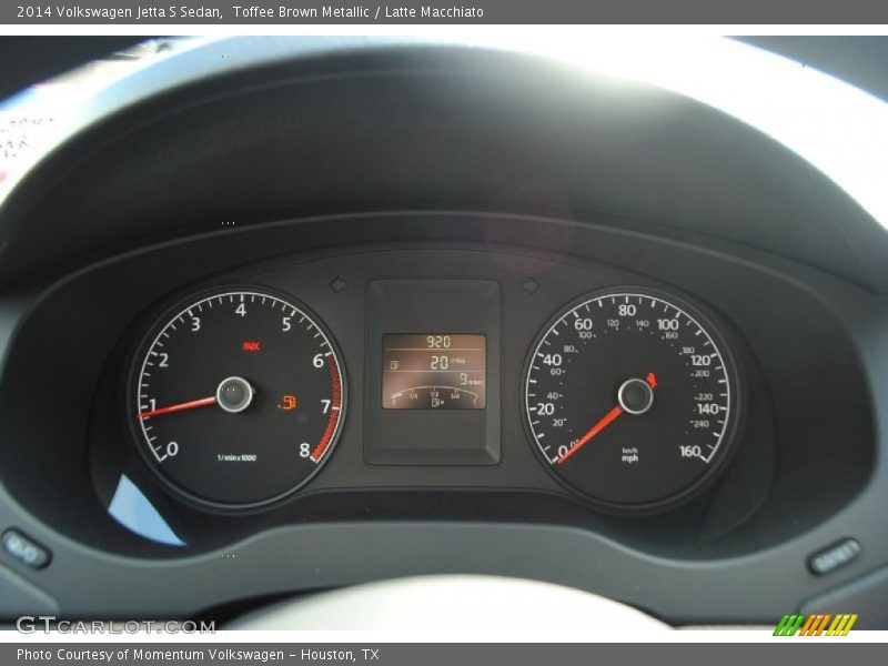 Toffee Brown Metallic / Latte Macchiato 2014 Volkswagen Jetta S Sedan