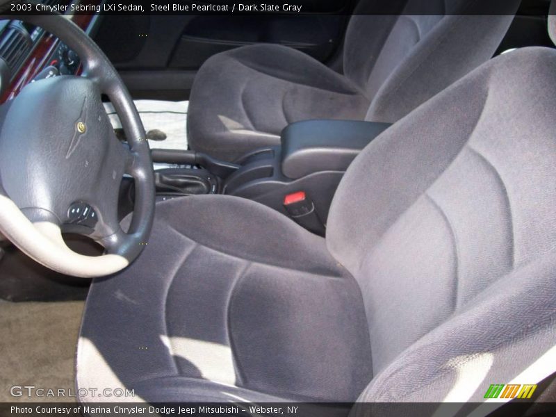 Steel Blue Pearlcoat / Dark Slate Gray 2003 Chrysler Sebring LXi Sedan