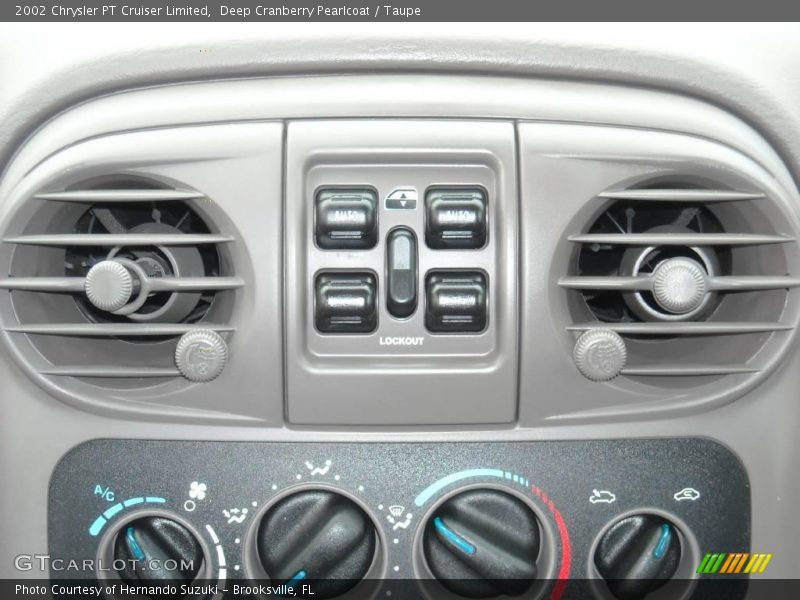 Deep Cranberry Pearlcoat / Taupe 2002 Chrysler PT Cruiser Limited